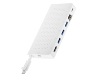 Twelve South Stay Go USB-C-USB 3.0, 4K, RJ-45, microSD, 85W biały - 1221072 - zdjęcie 2